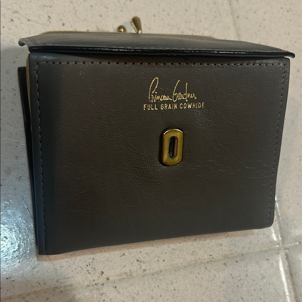 Princess Garden Gray Leather Women's Wallet